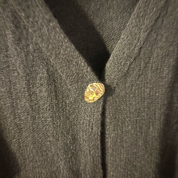 Classic Black Cardigan Sweater - Picture 2 of 4